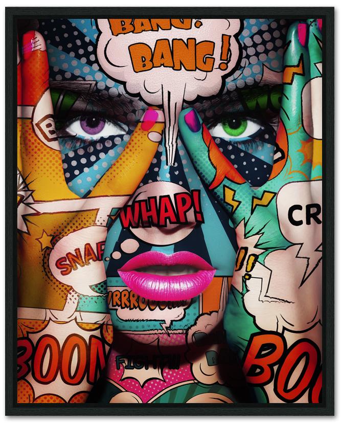 Pop Art Face Part 2 Frame 1of1 - Erik Brede